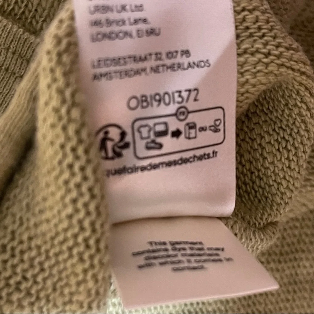 Free People Timmy Turtleneck Moss Green Cowlneck‎ Pullover Oversized Sweater XS